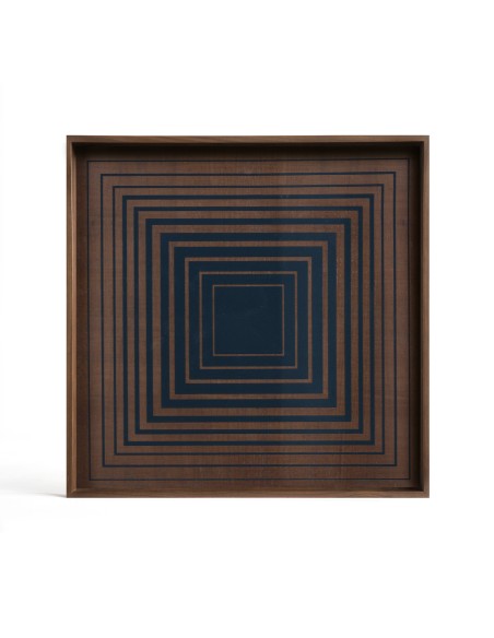 Plateau en verre Squares