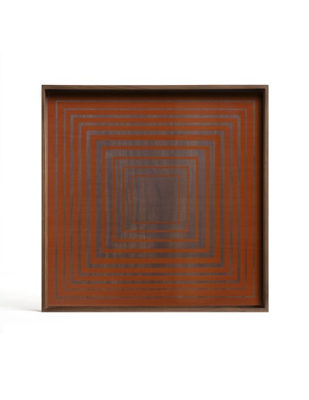 Plateau en verre Squares