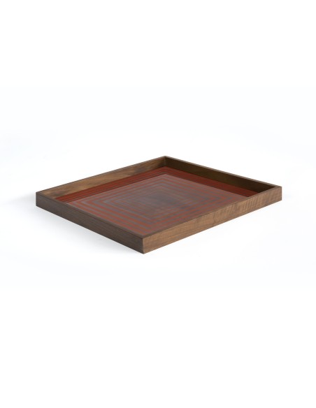 Plateau en verre Squares