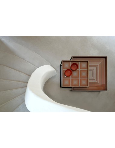 Plateau en verre Squares