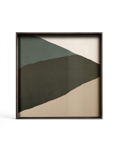 Plateau en verre Wabi Sabi