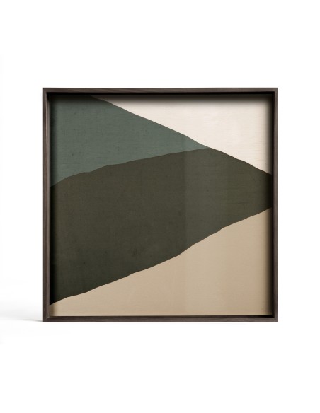 Plateau en verre Wabi Sabi