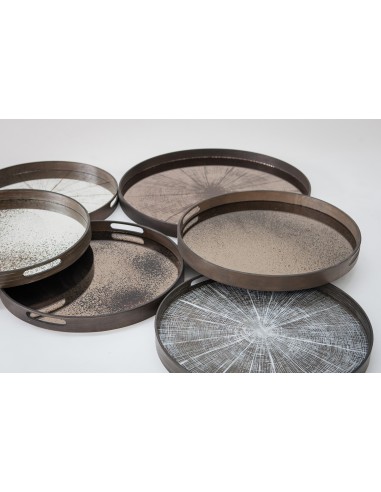 Plateau en miroir Aged