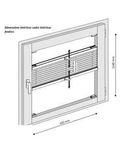 Store plissé en tissu 2